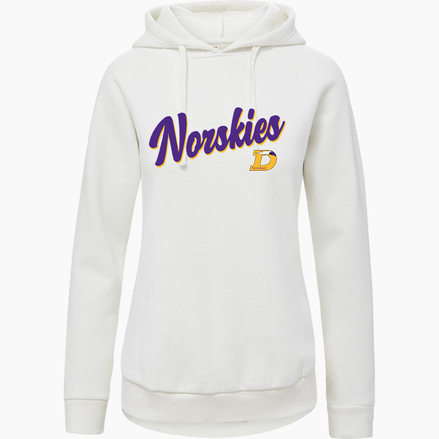 DEFOREST HIGH SCHOOL NORSKIES MV Sport Women's Vintage Fleece Hoodie