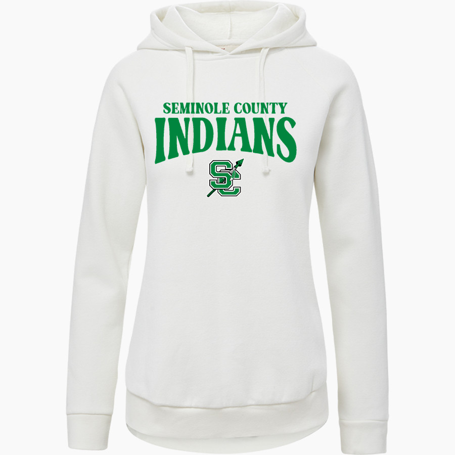 SEMINOLE COUNTY HIGH SCHOOL INDIANS <span class="pdp-name-mascot">SEMINOLE COUNTY INDIANS</span> MV Sport Women's Vintage Fleece Hoodie