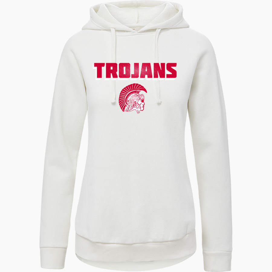 Carrollton Trojans <span class="pdp-name-mascot">Carrollton Trojans</span> MV Sport Women's Vintage Fleece Hoodie