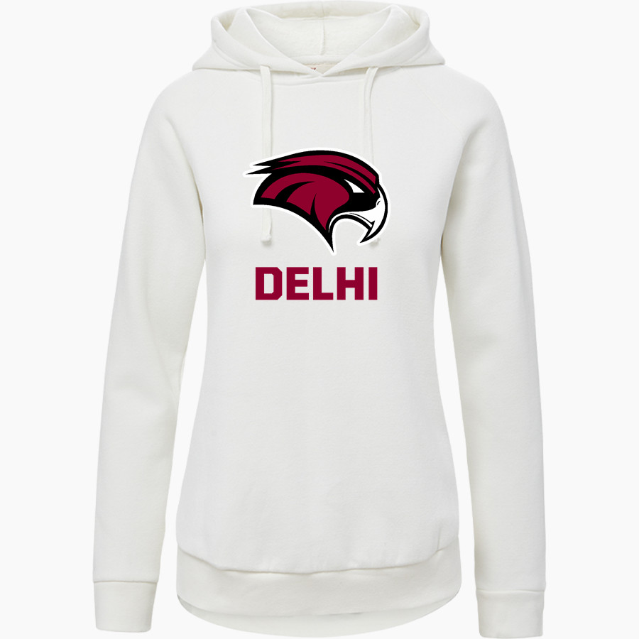 DELHI HIGH SCHOOL HAWKS MV Sport Women's Vintage Fleece Hoodie