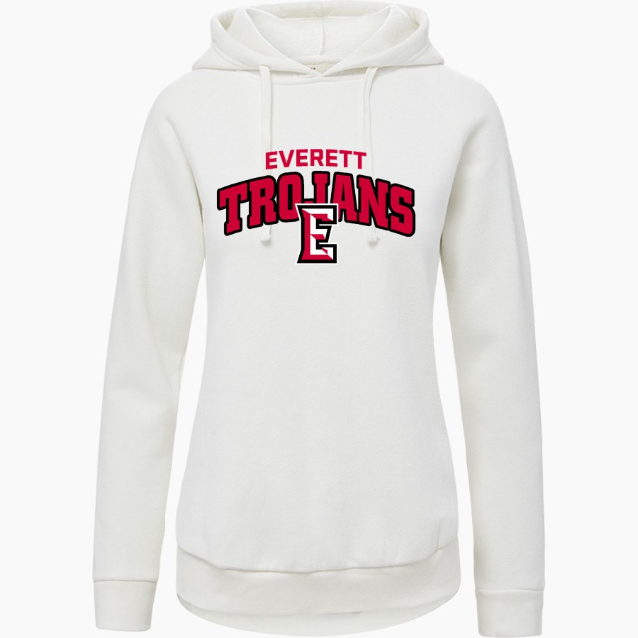 Everett Trojan <span class="pdp-name-mascot">Everett Trojans</span> MV Sport Women's Vintage Fleece Hoodie