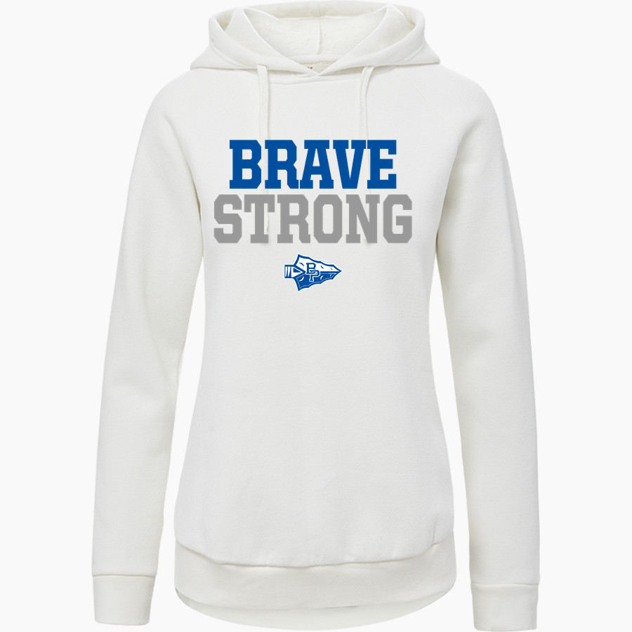 BALDWIN PARK HIGH SCHOOL BRAVES MV Sport Women's Vintage Fleece Hoodie