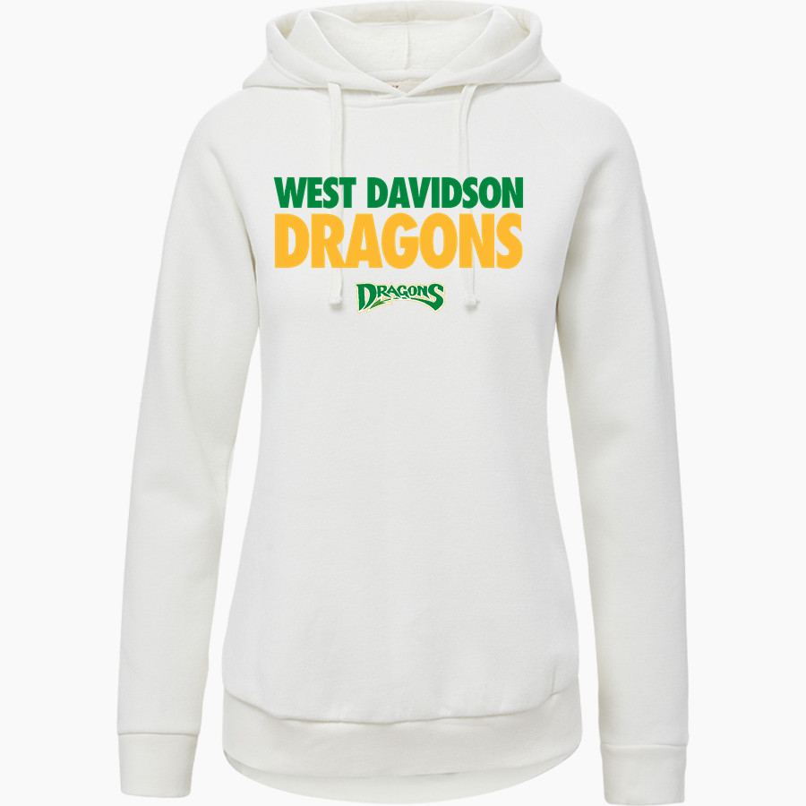 WEST DAVIDSON HIGH SCHOOL DRAGONS MV Sport Women's Vintage Fleece Hoodie