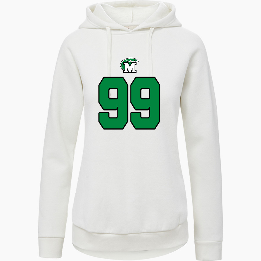 MEADE COUNTY HIGH SCHOOL GREENWAVES MV Sport Women's Vintage Fleece Hoodie