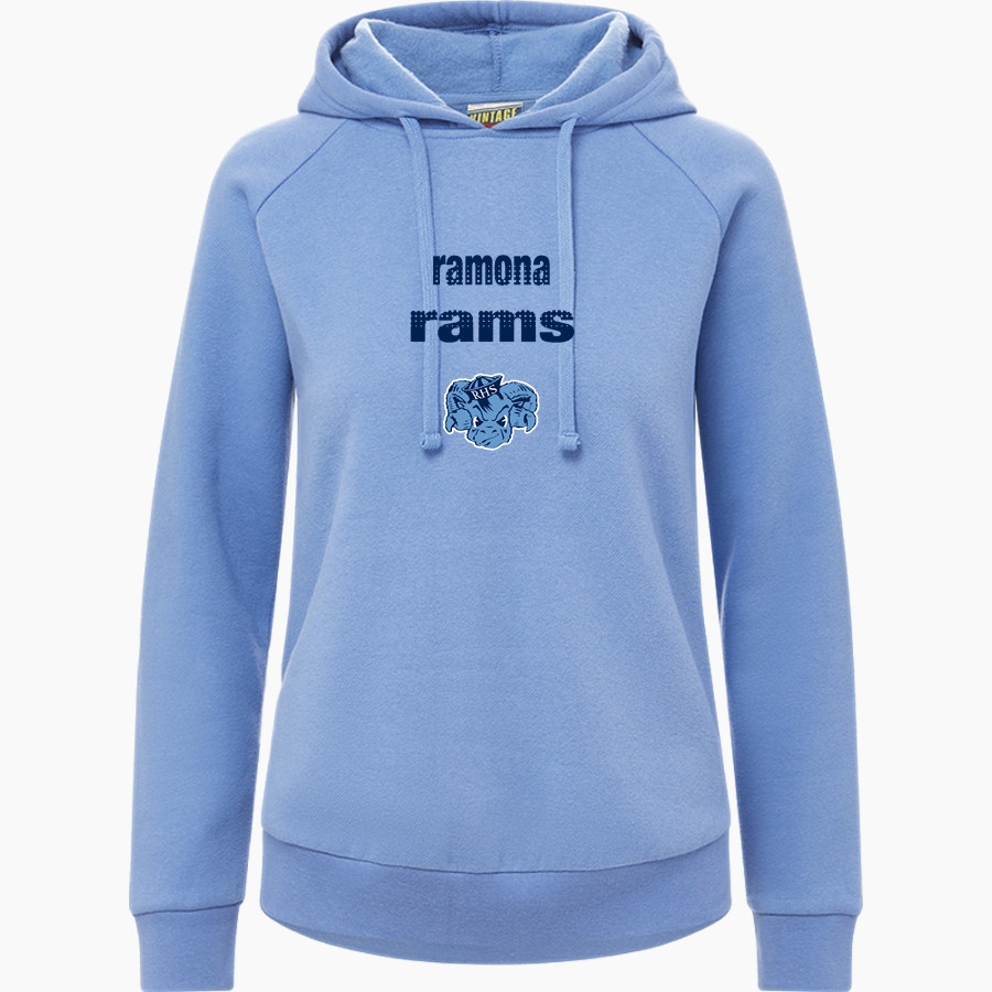 RAMONA HIGH SCHOOL RAMS <span class="pdp-name-mascot">RAMONA RAMS</span> MV Sport Women's Vintage Fleece Hoodie