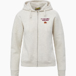 Au Gres-Sims HIGH SCHOOL WOLVERINES <span class="pdp-name-mascot">AU GRES - SIMS WOLVERINES</span> MV Sport Women's Vintage Fleece Full-Zip Hoodie Front Thumbnail