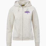 Cornell Rams <span class="pdp-name-mascot">Cornell Rams</span> MV Sport Women's Vintage Fleece Full-Zip Hoodie Front Thumbnail