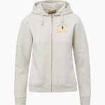 SAINT EDWARD HIGH SCHOOL GREEN WAVE <span class="pdp-name-mascot">SAINT EDWARD GREEN WAVE</span> MV Sport Women's Vintage Fleece Full-Zip Hoodie Front Thumbnail