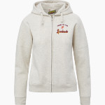 THE DALLES HIGH SCHOOL RIVERHAWKS MV Sport Women's Vintage Fleece Full-Zip Hoodie Front Thumbnail