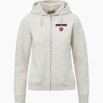 Trinity Warriors <span class="pdp-name-mascot">Trinity Christian Warriors</span> MV Sport Women's Vintage Fleece Full-Zip Hoodie Front Thumbnail