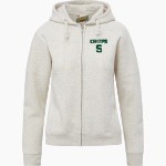 SHIOCTON HIGH SCHOOL CHIEFS <span class="pdp-name-mascot">SHIOCTON CHIEFS</span> MV Sport Women's Vintage Fleece Full-Zip Hoodie Front Thumbnail