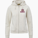 KING'S FORK HIGH SCHOOL BULLDOGS <span class="pdp-name-mascot">KINGS FORK BULLDOGS</span> MV Sport Women's Vintage Fleece Full-Zip Hoodie Front Thumbnail