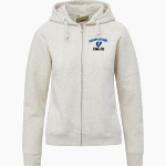 Faulkner University Eagles <span class="pdp-name-mascot">Faulkner University Eagles</span> MV Sport Women's Vintage Fleece Full-Zip Hoodie Front Thumbnail