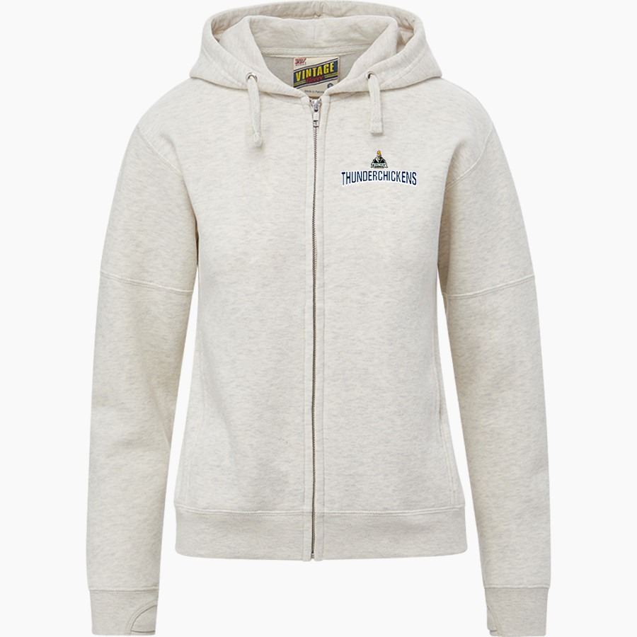 Doane Stuart Thunderchickens Thunderchickens <span class="pdp-name-mascot">Doane Stuart Thunderchickens</span> MV Sport Women's Vintage Fleece Full-Zip Hoodie