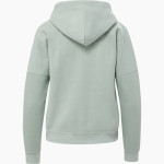 Blackfoot Broncos MV Sport Women's Vintage Fleece Full-Zip Hoodie Back Thumbnail