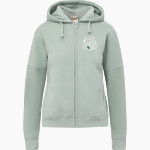 Blackfoot Broncos MV Sport Women's Vintage Fleece Full-Zip Hoodie Front Thumbnail