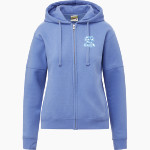 Believe In You MV Sport Women's Vintage Fleece Full-Zip Hoodie Front Thumbnail