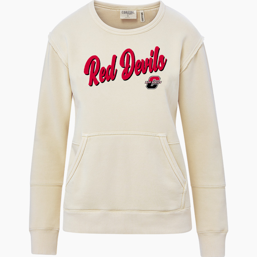 CLARENCE HIGH SCHOOL RED DEVILS <span class="pdp-name-mascot">CLARENCE RED DEVILS</span> MV Sport Women's Coastal Color Crew