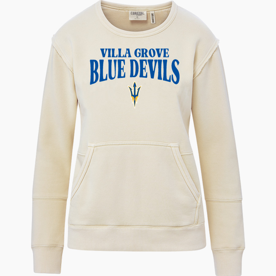 VILLA GROVE HIGH SCHOOL BLUE DEVILS <span class="pdp-name-mascot">VILLA GROVE BLUE DEVILS</span> MV Sport Women's Coastal Color Crew