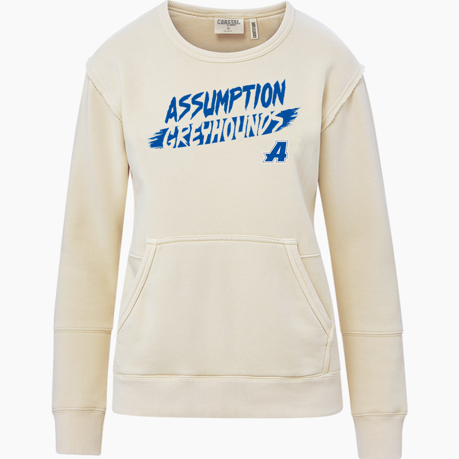 Assumption Greyhounds <span class="pdp-name-mascot">Assumption Greyhounds</span> MV Sport Women's Coastal Color Crew