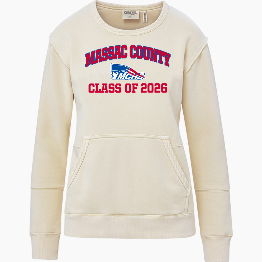 MASSAC COUNTY HIGH SCHOOL PATRIOTS <span class="pdp-name-mascot">MASSAC COUNTY PATRIOTS</span> MV Sport Women's Coastal Color Crew