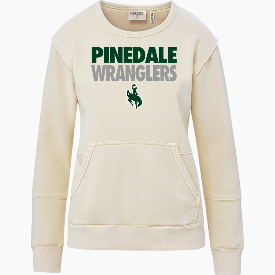 PINEDALE HIGH SCHOOL WRANGLERS MV Sport Women's Coastal Color Crew