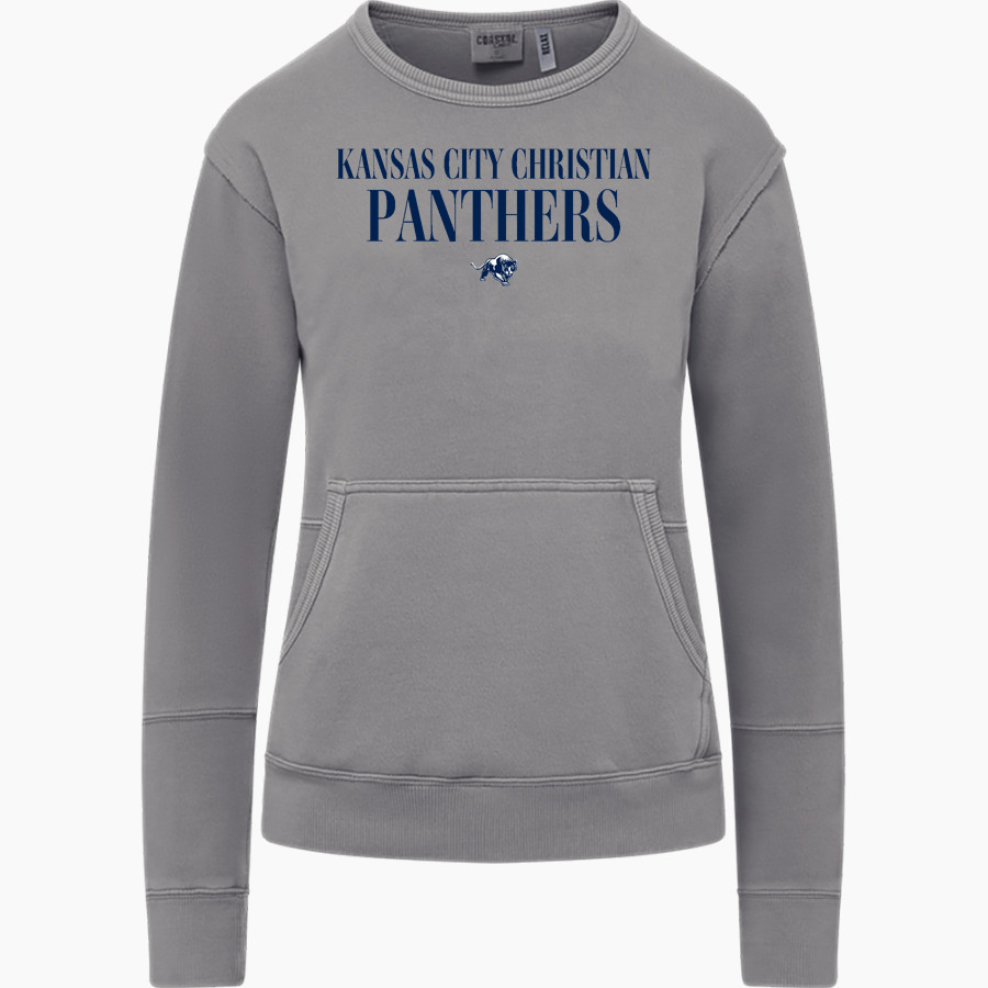 KANSAS CITY CHRISTIAN SCHOOL PANTHERS MV Sport Women's Coastal Color Crew