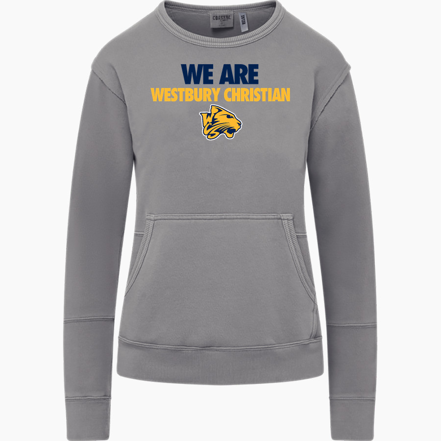 Westbury Christian Wildcats <span class="pdp-name-mascot">Westbury Christian Wildcats</span> MV Sport Women's Coastal Color Crew
