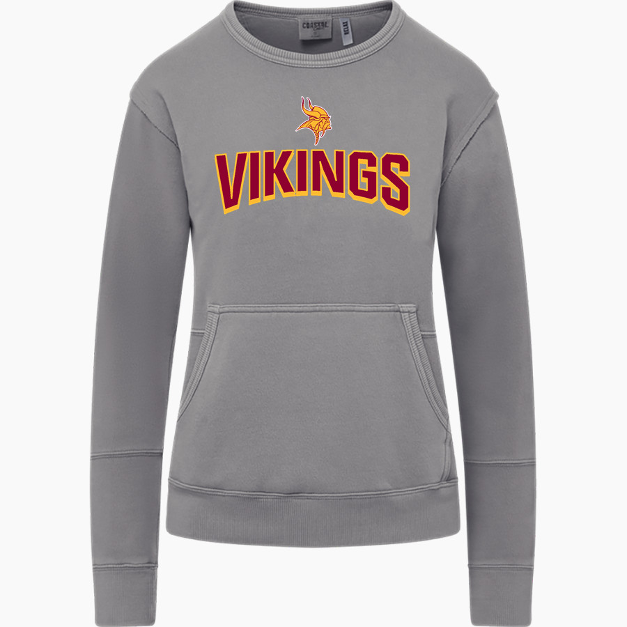 VOORHEES VIKINGS official sideline store MV Sport Women's Coastal Color Crew