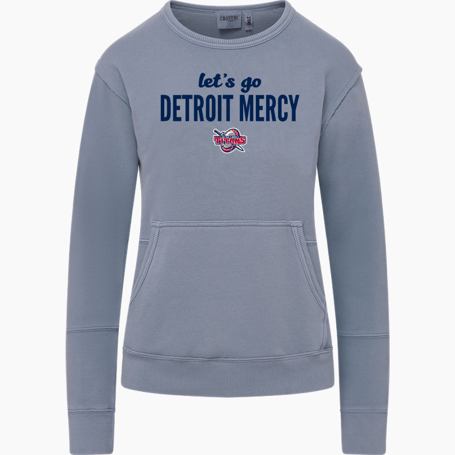 Detroit Mercy Titans Sideline Store <span class="pdp-name-mascot">UDM Titans</span> MV Sport Women's Coastal Color Crew
