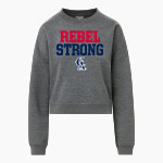 Carroll Rebels <span class="pdp-name-mascot">Carroll</span> MV Sport Women's Vintage Fleece Crew Front Thumbnail