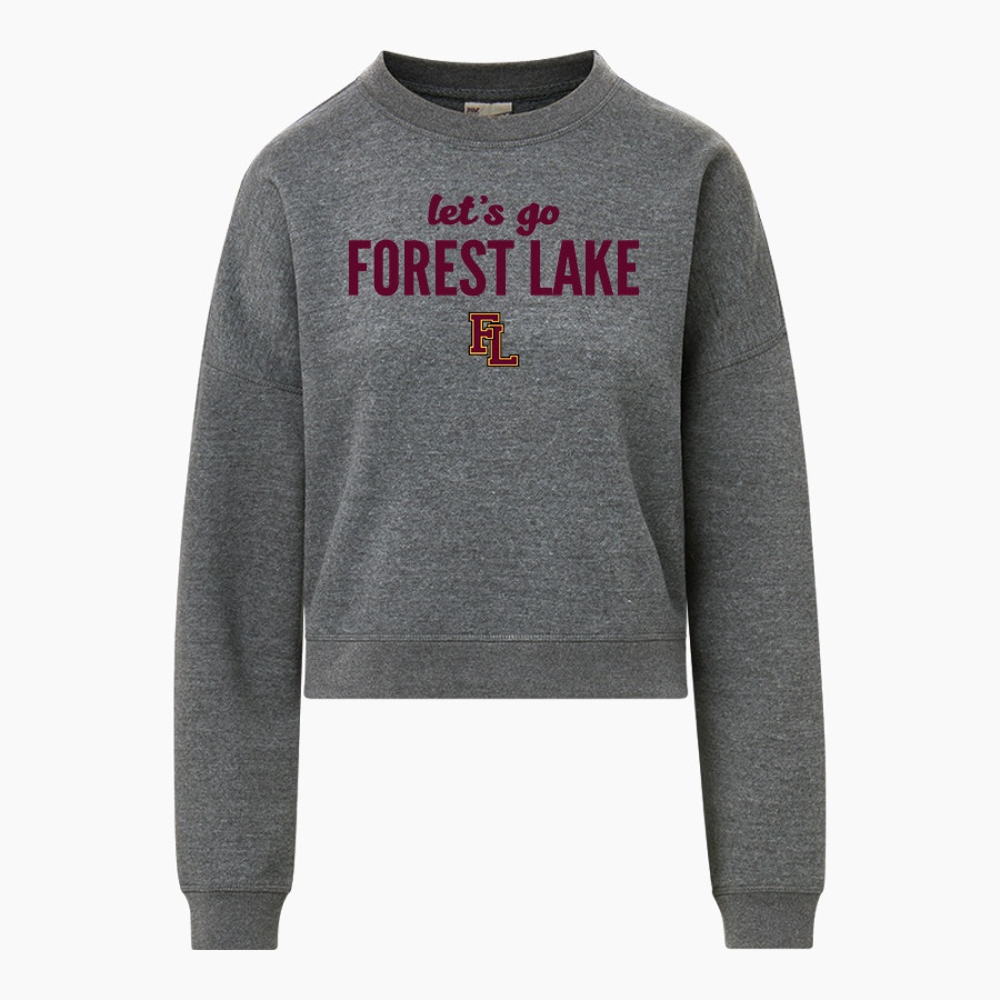 Forest Lake Rangers MV Sport Women's Vintage Fleece Crew