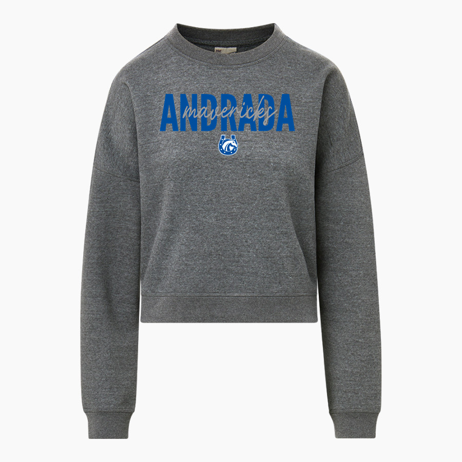 Andrada Mavericks Online Store <span class="pdp-name-mascot">Andrada Mavericks</span> MV Sport Women's Vintage Fleece Crew