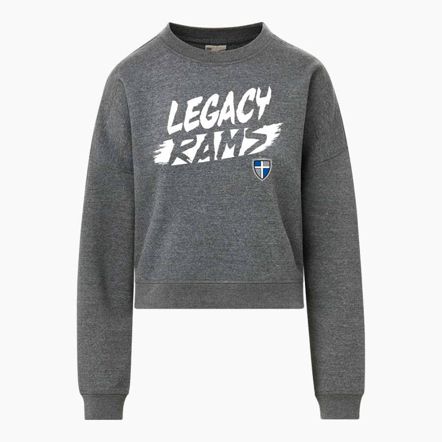 Legacy Rams MV Sport Women's Vintage Fleece Crew
