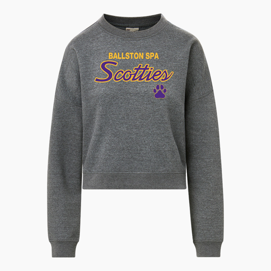 Ballston Spa Scotties The Official Online Store <span class="pdp-name-mascot">Baaston Spa Scotties</span> MV Sport Women's Vintage Fleece Crew