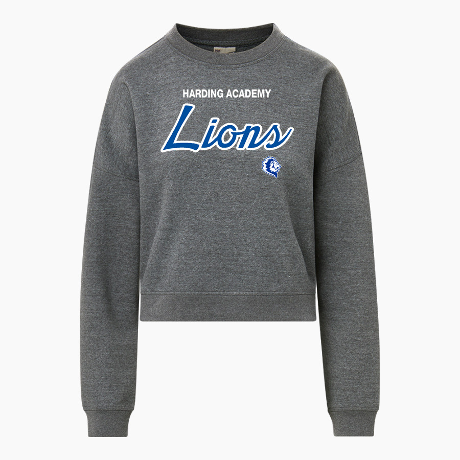Harding Academy Lions <span class="pdp-name-mascot">Harding Academy</span> MV Sport Women's Vintage Fleece Crew