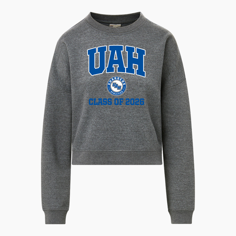 UAH Chargers <span class="pdp-name-mascot">University of Alabama Chargers</span> MV Sport Women's Vintage Fleece Crew