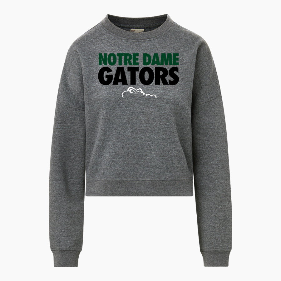Notre Dame Gators <span class="pdp-name-mascot">Notre Dame Academy Gators</span> MV Sport Women's Vintage Fleece Crew