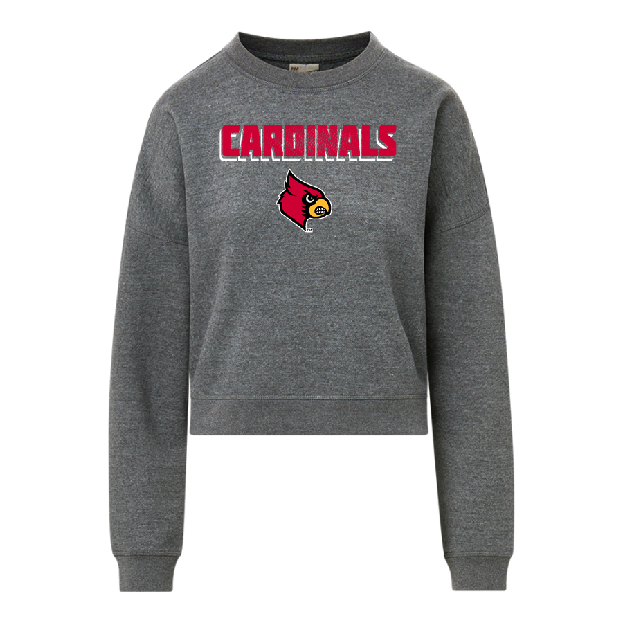 St. Clement Cardinals <span class="pdp-name-mascot">St. Clement School Cardinals</span> MV Sport Women's Vintage Fleece Crew