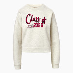 De Leon Independent Fighting Bearcats <span class="pdp-name-mascot">De Leon Independent Fighting Bearcats</span> MV Sport Women's Vintage Fleece Crew Front Thumbnail