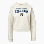 ROCKFORD CHRISTIAN HIGH SCHOOL ROYAL LIONS <span class="pdp-name-mascot">ROCKFORD CHRISTIAN ROYAL LIONS</span> MV Sport Women's Vintage Fleece Crew Front Thumbnail