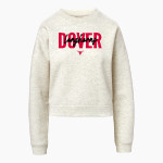 DOVER HIGH SCHOOL LONGHORNS MV Sport Women's Vintage Fleece Crew Front Thumbnail