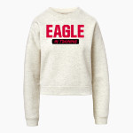 Jupiter Christian Eagles MV Sport Women's Vintage Fleece Crew Front Thumbnail