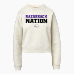 WALHALLA HIGH SCHOOL RAZORBACKS <span class="pdp-name-mascot">WALHALLA RAZORBACKS</span> MV Sport Women's Vintage Fleece Crew Front Thumbnail