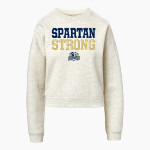 Christ Covenant Spartans MV Sport Women's Vintage Fleece Crew Front Thumbnail