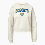 BACON ACADEMY BOBCATS MV Sport Women's Vintage Fleece Crew Front Thumbnail