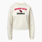 JOHANNESBURG-LEWISTON HIGH SCH CARDINALS <span class="pdp-name-mascot">JOHANNESBURG - LEWISTON CARDINALS</span> MV Sport Women's Vintage Fleece Crew Front Thumbnail
