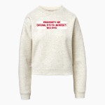 Cardinal Stritch Wolves <span class="pdp-name-mascot">Cardinal Stritch Wolves</span> MV Sport Women's Vintage Fleece Crew Front Thumbnail