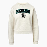 Highland Hawks <span class="pdp-name-mascot">Highland Hawks</span> MV Sport Women's Vintage Fleece Crew Front Thumbnail