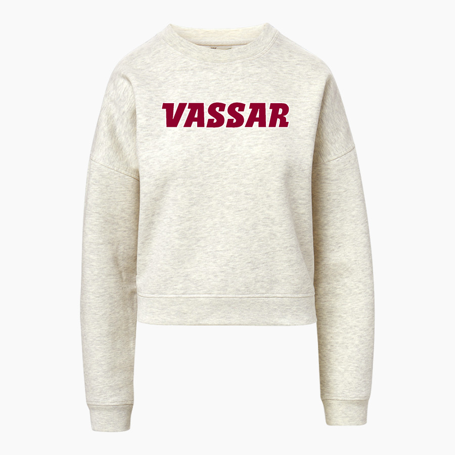 Vassar Brewers <span class="pdp-name-mascot">Vassar College Brewers</span> MV Sport Women's Vintage Fleece Crew